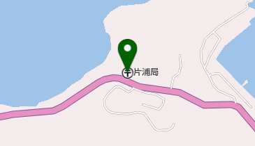 片浦郵便局の地図画像