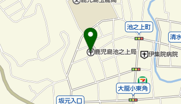 鹿児島池之上郵便局の地図画像