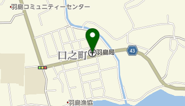 羽島郵便局の地図画像