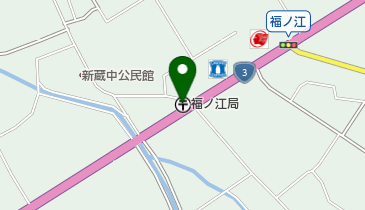 福ノ江郵便局の地図画像