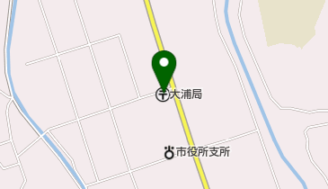 大浦郵便局の地図画像