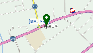 菱田郵便局の地図画像