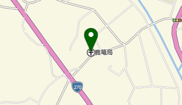 鹿篭郵便局の地図画像