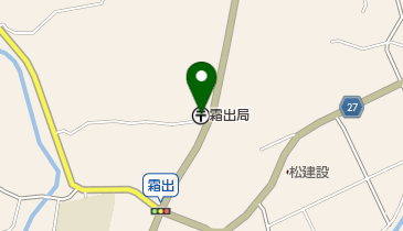 霜出郵便局の地図画像