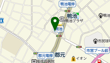 鹿児島鴨池郵便局の地図画像