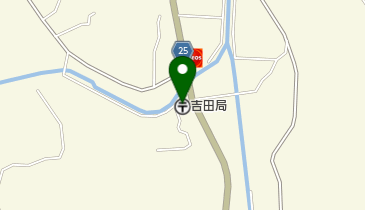 吉田郵便局の地図画像