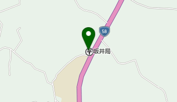 坂井郵便局の地図画像