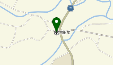 古田郵便局の地図画像