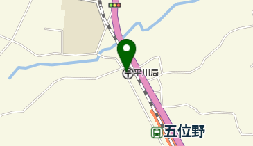 平川郵便局の地図画像