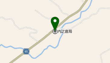 内之倉郵便局の地図画像