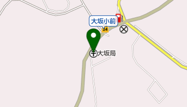 大坂郵便局の地図画像