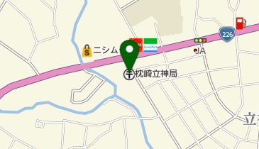 枕崎立神郵便局の地図画像