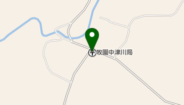 牧園中津川郵便局の地図画像