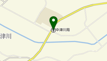 中津川郵便局の地図画像