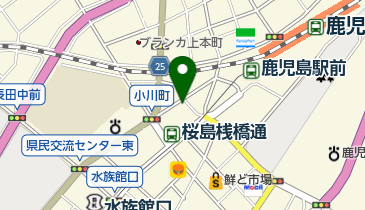 鹿児島小川郵便局の地図画像