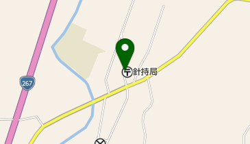 針持郵便局の地図画像