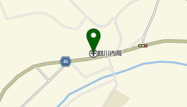 鶴川内郵便局の地図画像
