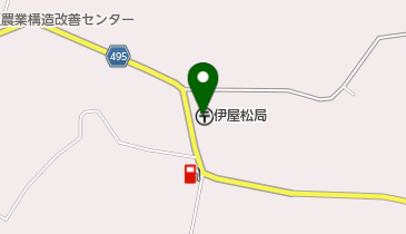 伊屋松郵便局の地図画像