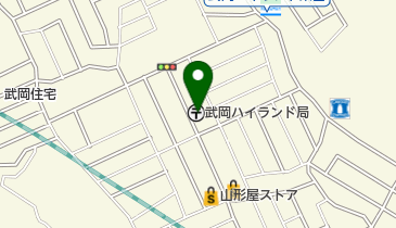 武岡ハイランド郵便局の地図画像