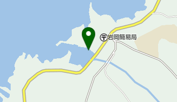 岩岡簡易郵便局の地図画像