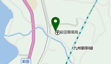 前田簡易郵便局の地図画像