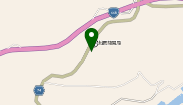 船間簡易郵便局の地図画像