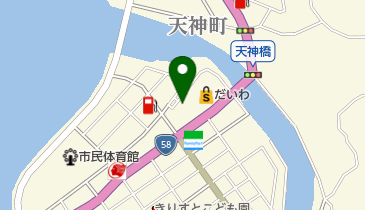 鴨女簡易郵便局の地図画像