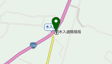 木入道簡易郵便局の地図画像