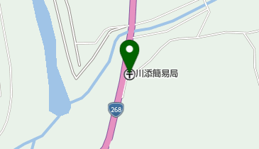 川添簡易郵便局の地図画像