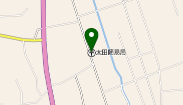 太田簡易郵便局の地図画像