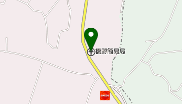 橋野簡易郵便局の地図画像