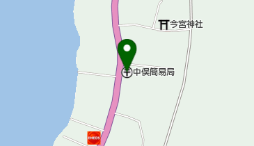 中俣簡易郵便局の地図画像
