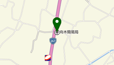 舟木簡易郵便局の地図画像