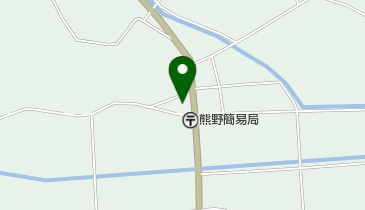 熊野簡易郵便局の地図画像