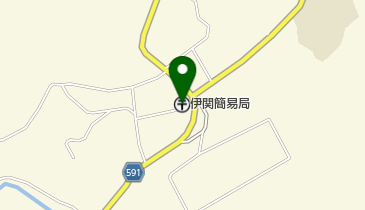 伊関簡易郵便局の地図画像