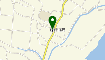 宇宿郵便局の地図画像