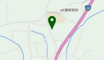 大勝郵便局の地図画像