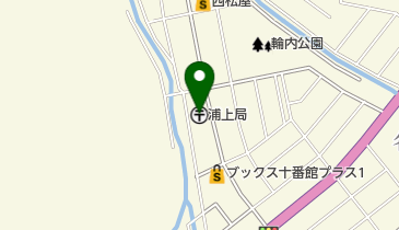 浦上郵便局の地図画像