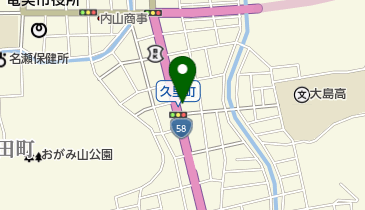 永田橋郵便局の地図画像