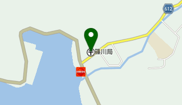 篠川郵便局の地図画像