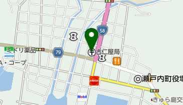 古仁屋郵便局の地図画像