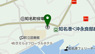 知名郵便局の地図画像