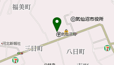 気仙沼郵便局の地図画像