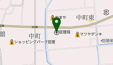 亘理郵便局の地図画像