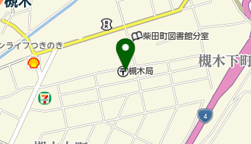 槻木郵便局の地図画像