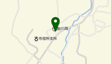 鮎川郵便局の地図画像