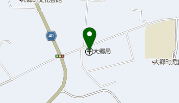 大郷郵便局の地図画像