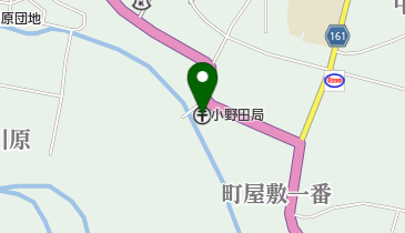 小野田郵便局の地図画像