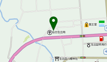 仙台生出郵便局の地図画像