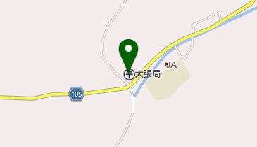 大張郵便局の地図画像